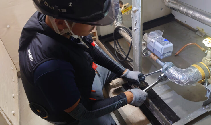 空調機制御弁交換